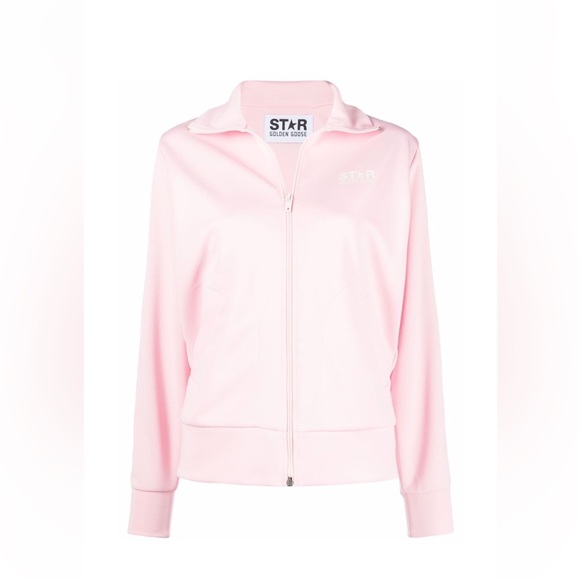 Golden Goose Pink Star Logo printed Jacket Size Small - Picture 2 of 5
